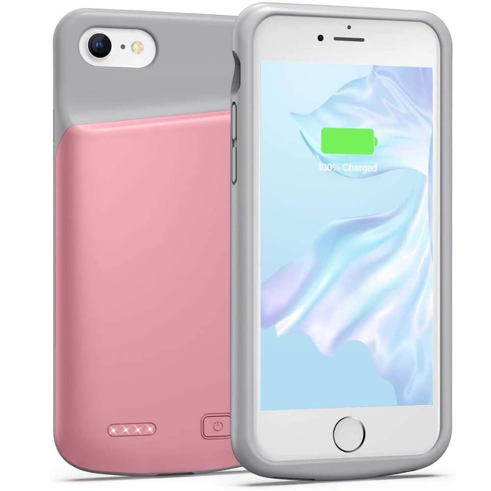 

Чехол зарядка iBattery для iPhone 6/6s/7/8 6000 mAh rose