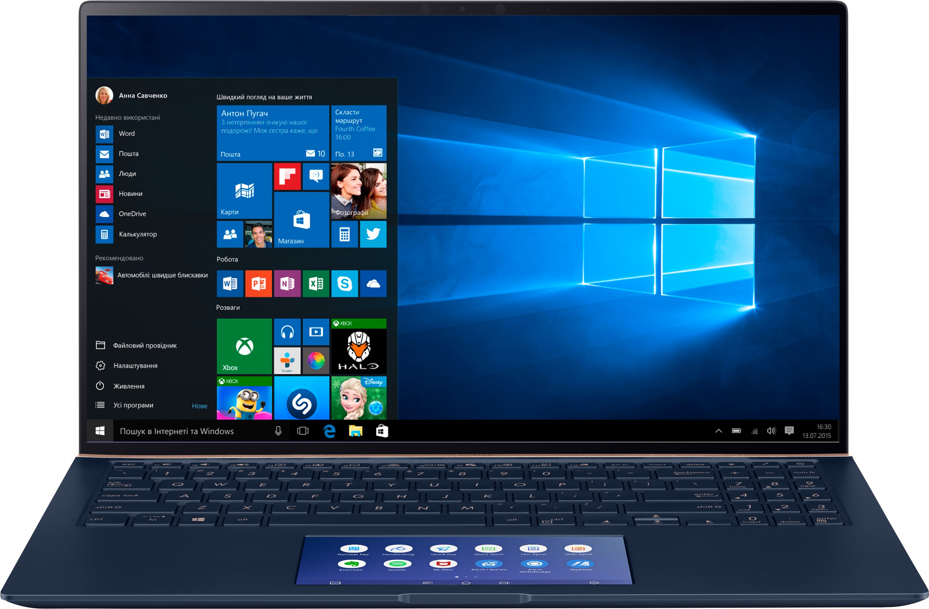 

Ноутбук ASUS ZenBook 15 UX534FAC-A8148T (90NB0NM1-M03810) Royal Blue