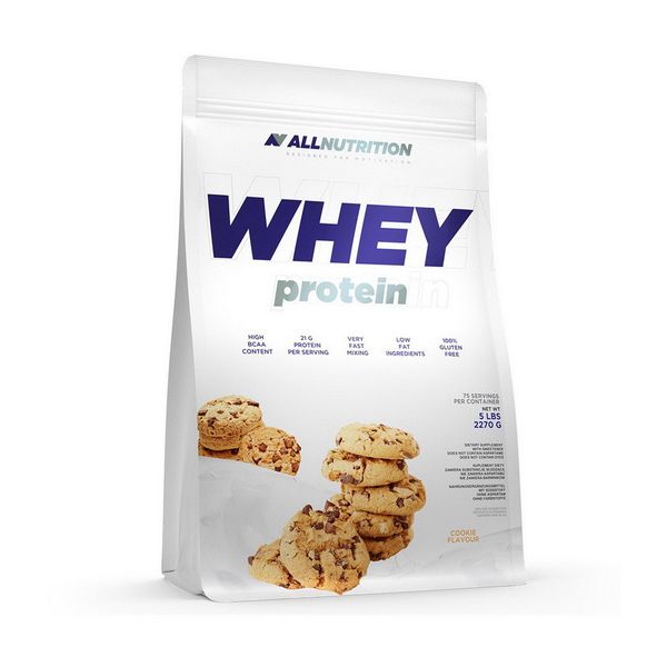 

Сывороточный протеин концентрат All Nutrition Whey Protein 2270 г chocolate peanut butter