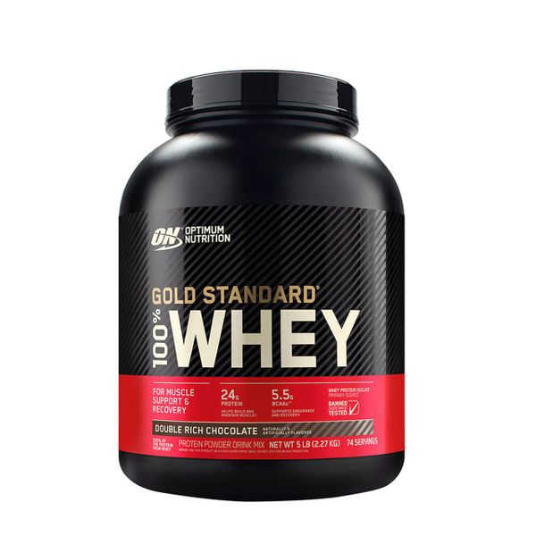 

Сывороточный протеин изолят Optimum Nutrition 100% Whey Gold Standard 2270 г Двойной шоколад