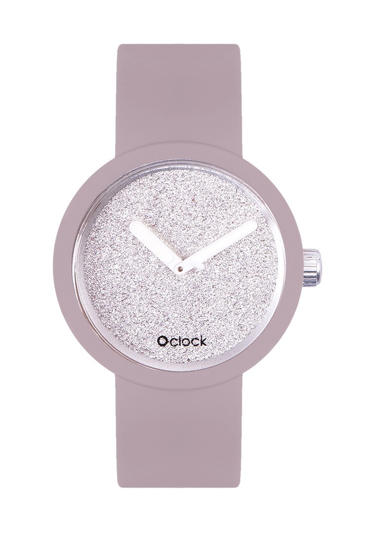 

Часы O bag O clock M Серебро, Розовый дым Oclock3634