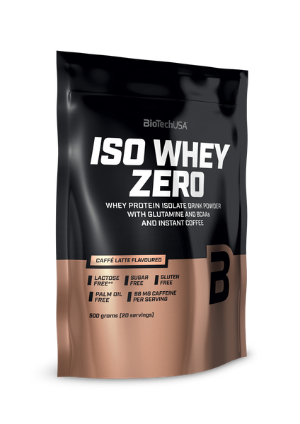 

Сывороточный протеин изолят BioTech Iso Whey Zero (500 г) биотеч изо вей зеро caffe latte