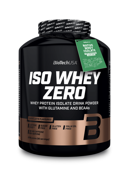 

Сывороточный протеин изолят BioTech Iso Whey Zero (2270 г) биотеч изо вей зеро caffe latte