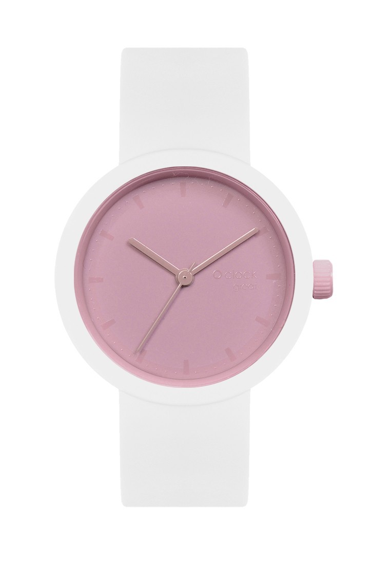 

Годинник O bag O clock Great M Пудра/Білий Oclock3774