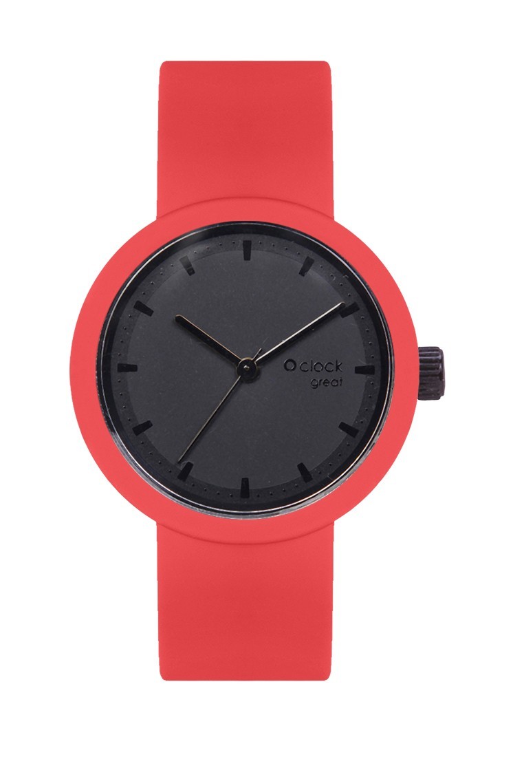 

Годинник O bag O clock Great M Чорний/Амарант Oclock3787