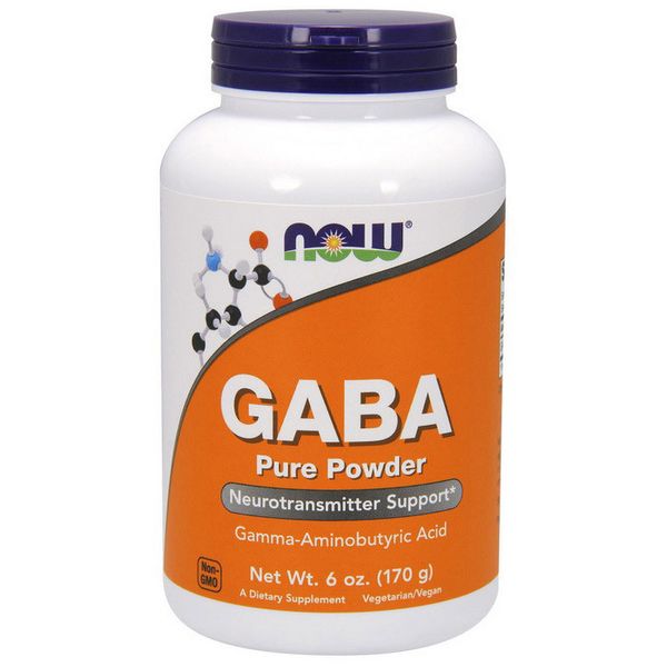 

ГАМК Now Foods GABA (170 г) нау фудс гамма-аминомасляная кислота