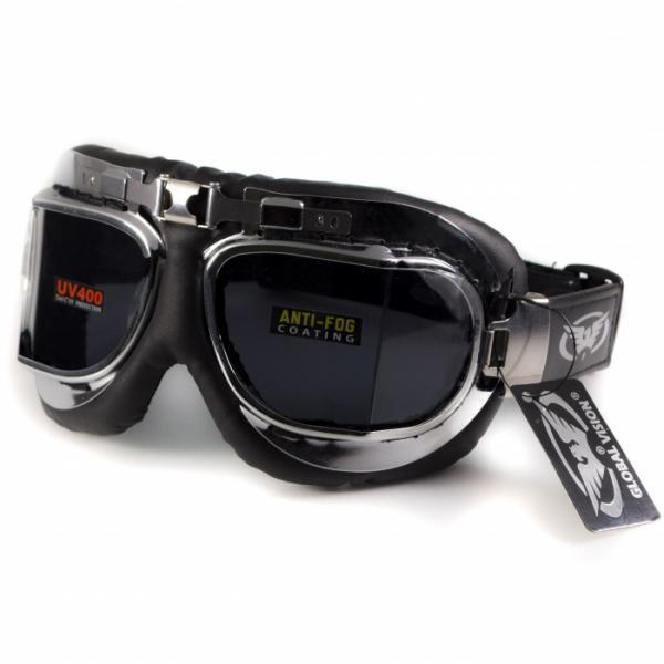 

Ретро мотоочки Global Vision Eyewear CLASSIC 2 Smoke