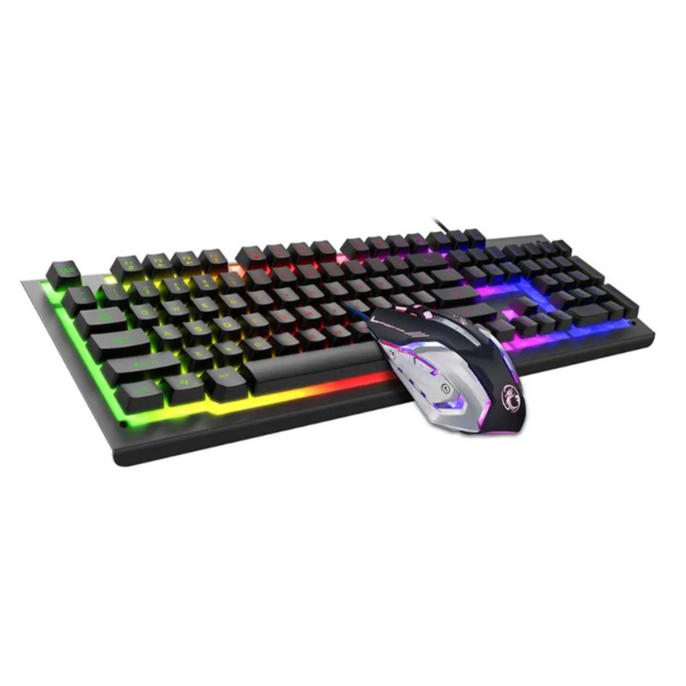 

Проводная игровая клавиатура и мышка iMICE KM-900 с подсветкой 3200 DPI, Black