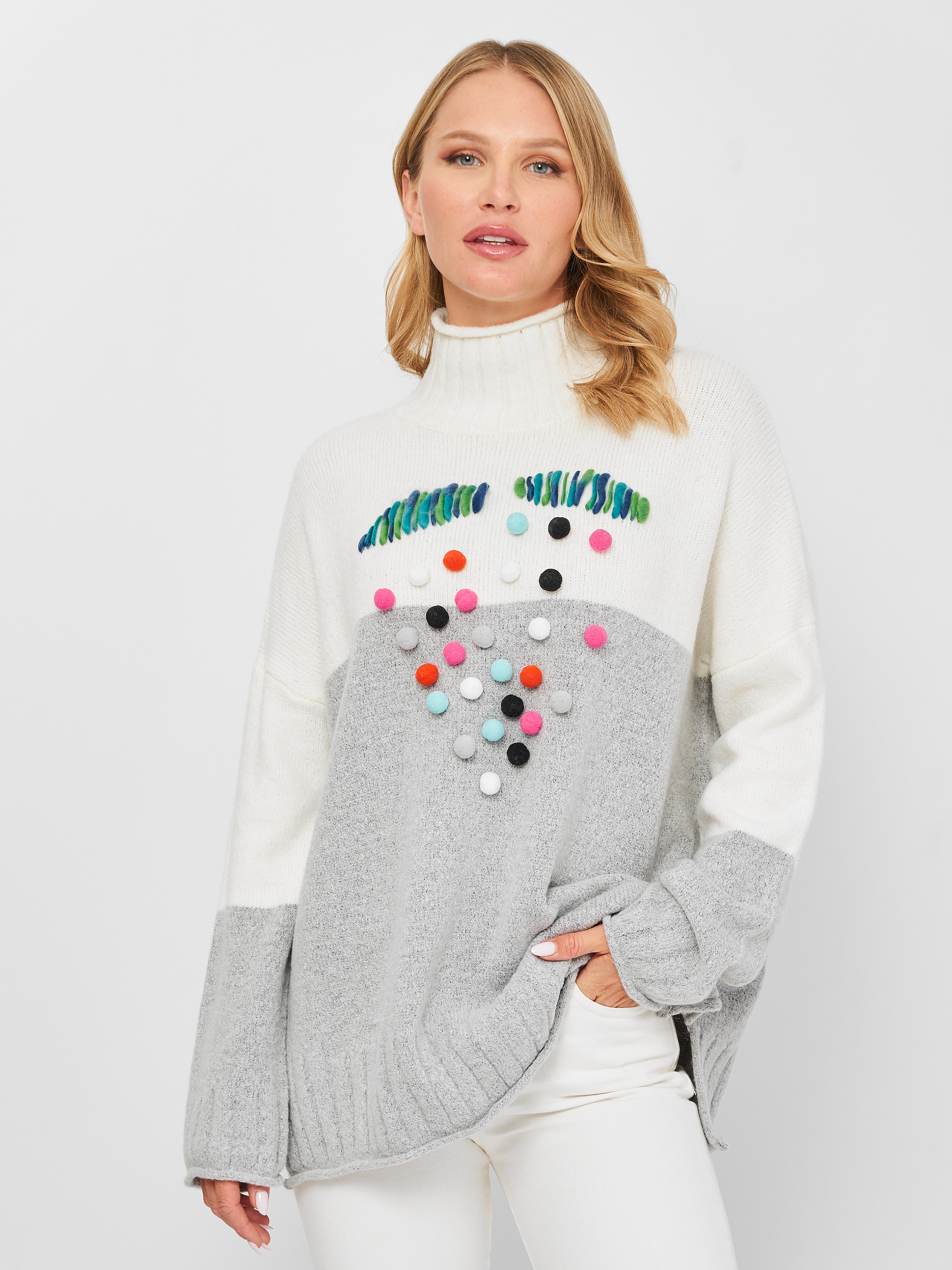 

Свитер Koton 9KAL97232OT-027 M Grey