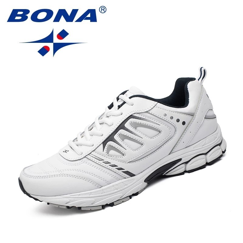 

Кроссовки мужские оригинальные Bona 34262 белые кожа 44р (28,5 см)