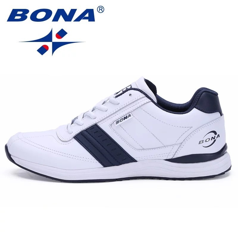 

Кроссовки мужские оригинальные Bona 83259 белые кожа 44р (28,5 см)