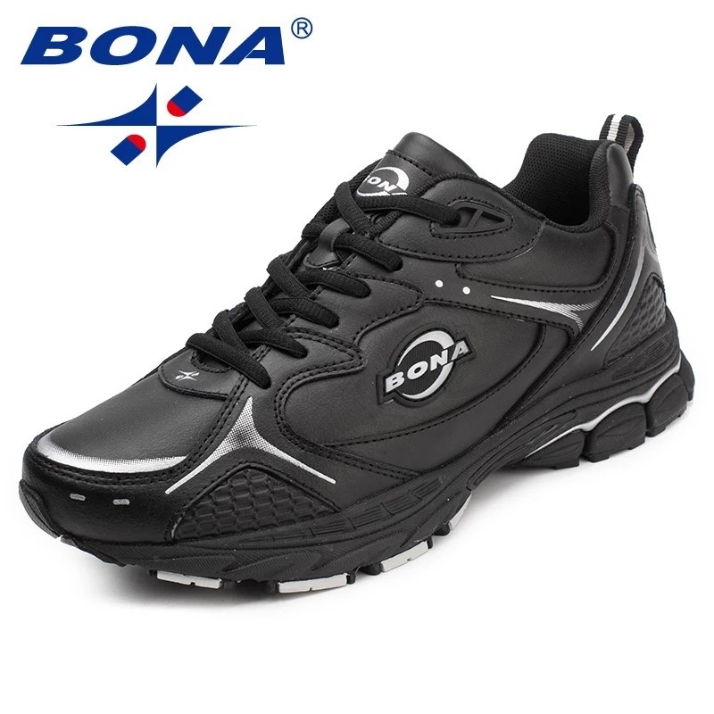 

Кроссовки мужские оригинальные Bona 34447 черные кожа 44р (28,5 см)