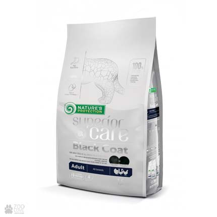 

Корм для собак с черной шерстью Nature's Protection Superior Care Black Coat Adult All Breeds 1,5 кг