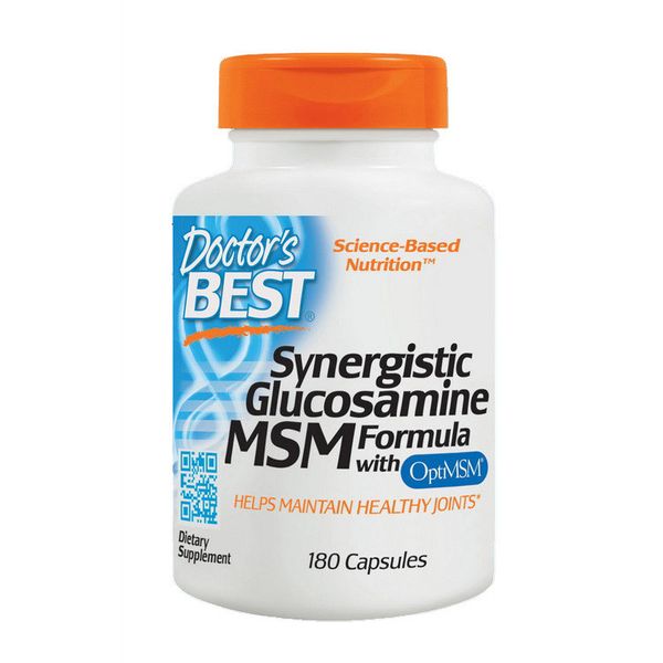 

Глюкозамин МСМ Doctors BEST Synergistic Glucosamine MSM Formula 180 капсул