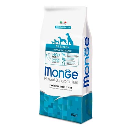 

Сухой гипоаллергенный корм для собак всех пород Monge Hypoallergenic All Breeds 2,5 кг