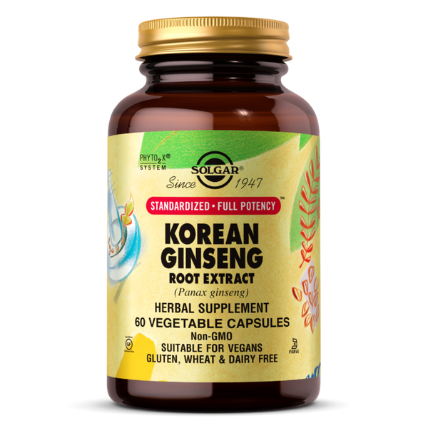 

Женьшень экстракт Solgar Korean Ginseng root extract (60 капс) солгар