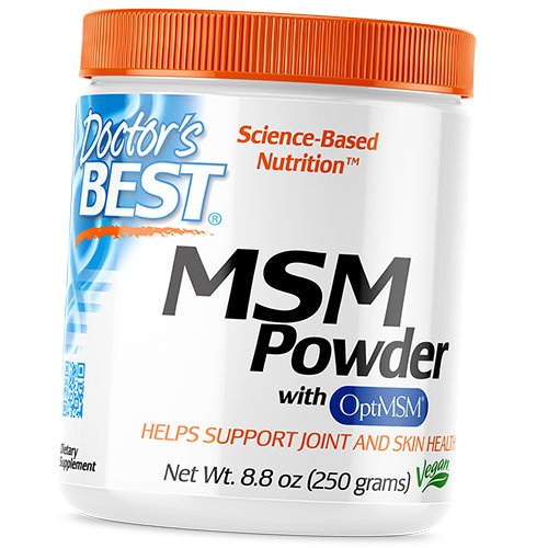 

МСМ, Метилсульфонилметан, MSM Powder, Doctor's Best 250г (03327010)
