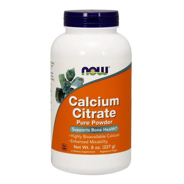 

Кальций цитрат Now Foods Calcium Citrate (227 г) нау фудс