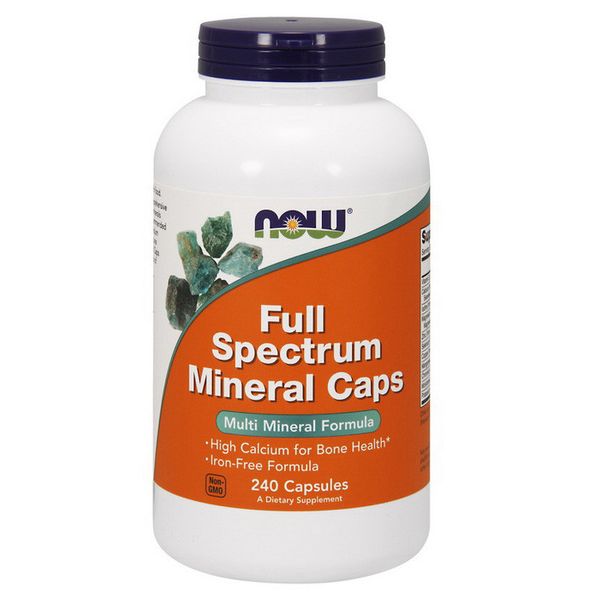 

Минеральный комплекс Now Foods Full Spectrum Minerals Caps (240 капс) нау фудс