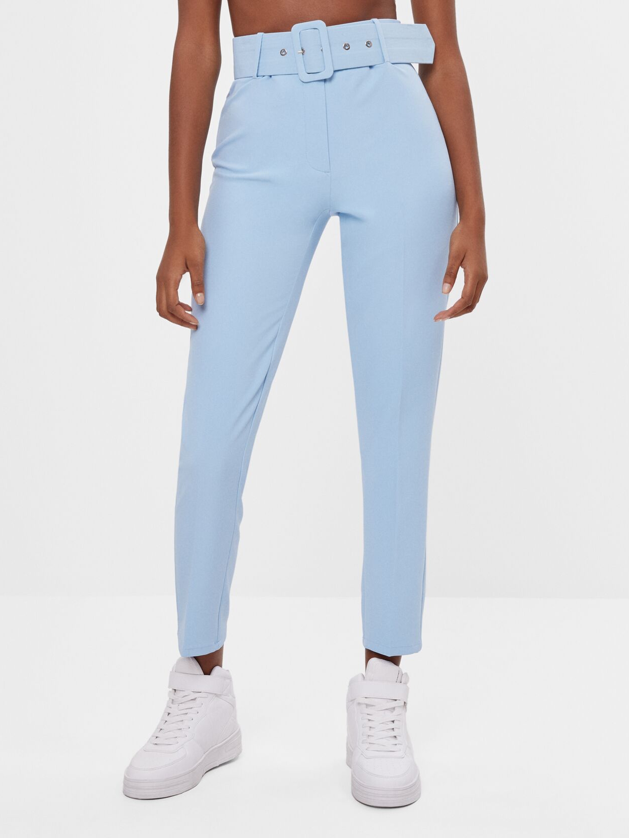 

Брюки Bershka 5089/168/423 38 Голубые