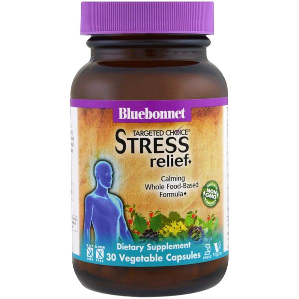 

Комплекс для Снятия Стресса Targeted Choice Stress Relief Bluebonnet Nutrition 30 вегетарианских капсул