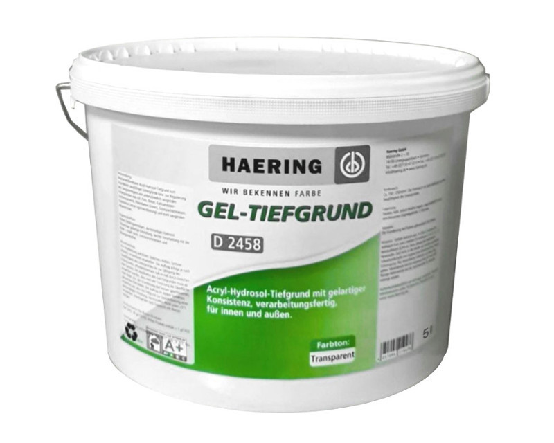 

Грунтовка-гель HAERING GEL-TIEFGRUND D 2458 влагоизоляционная 5л