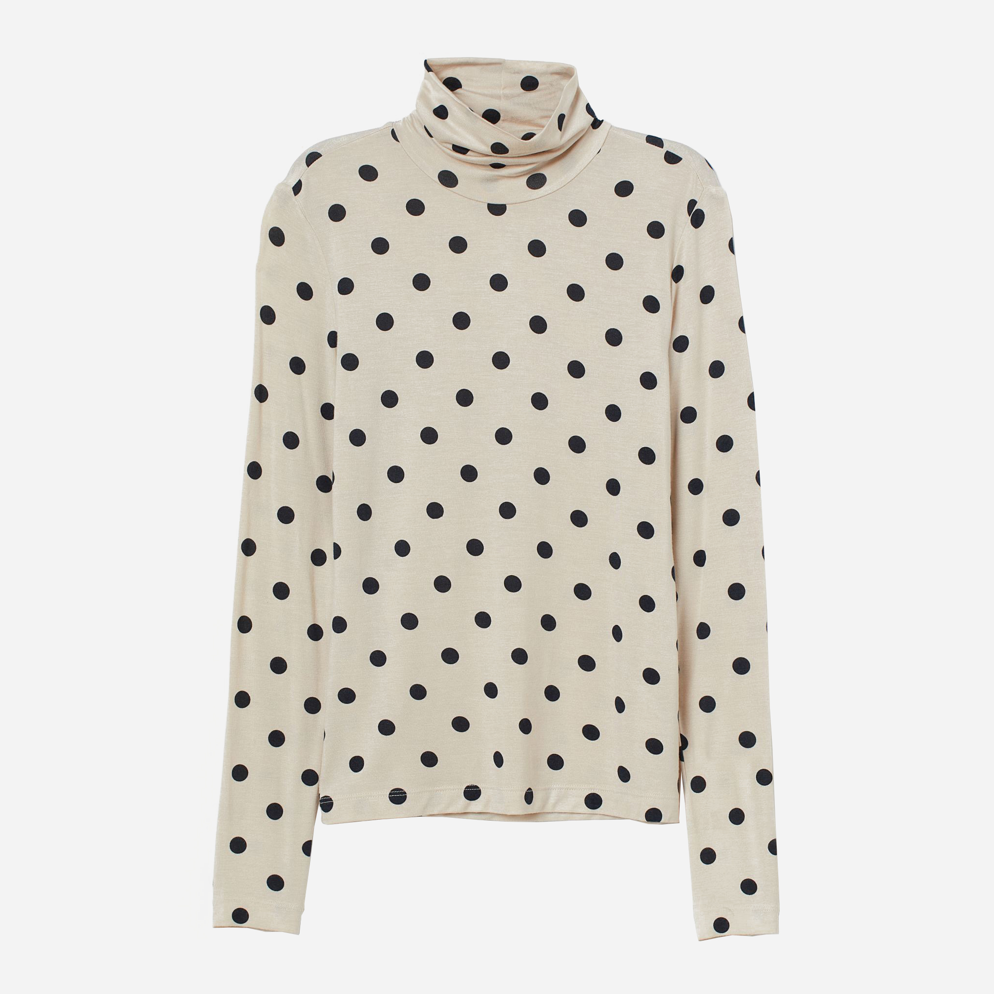 

Водолазка H&M 0733098015 L (175/104А) Светло-бежевая с черным