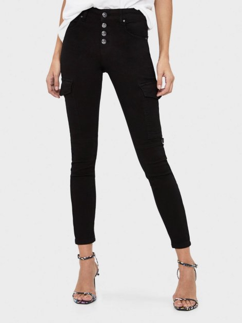 

Джинсы Bershka 5228/777/800 36 Черный джинс