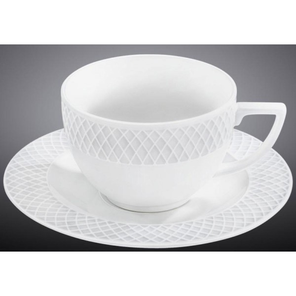 

Фарфоровый чайный сервиз Wilmax Julia Vysotskaya на 6 персон, чашка 240 мл, покрыт глазурью