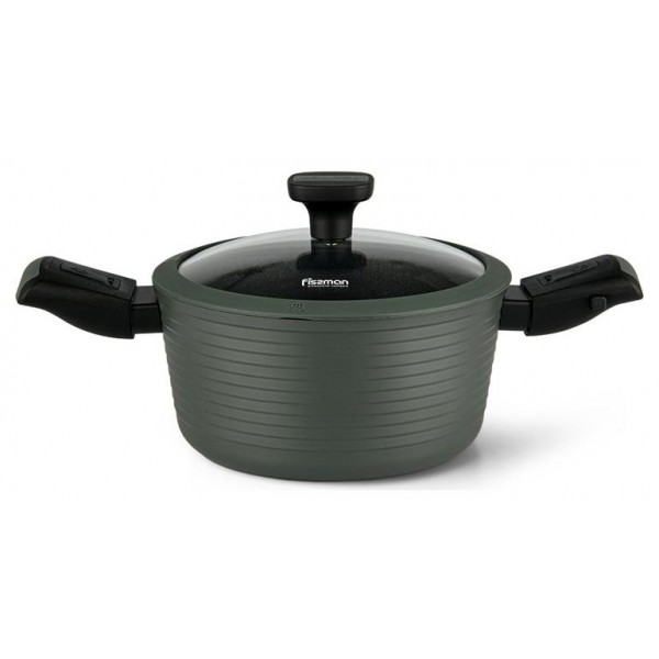 

Кастрюля из прочного алюминия Fissman Brilliant 4.5 л, со съемными ручками, эксклюзивная серия