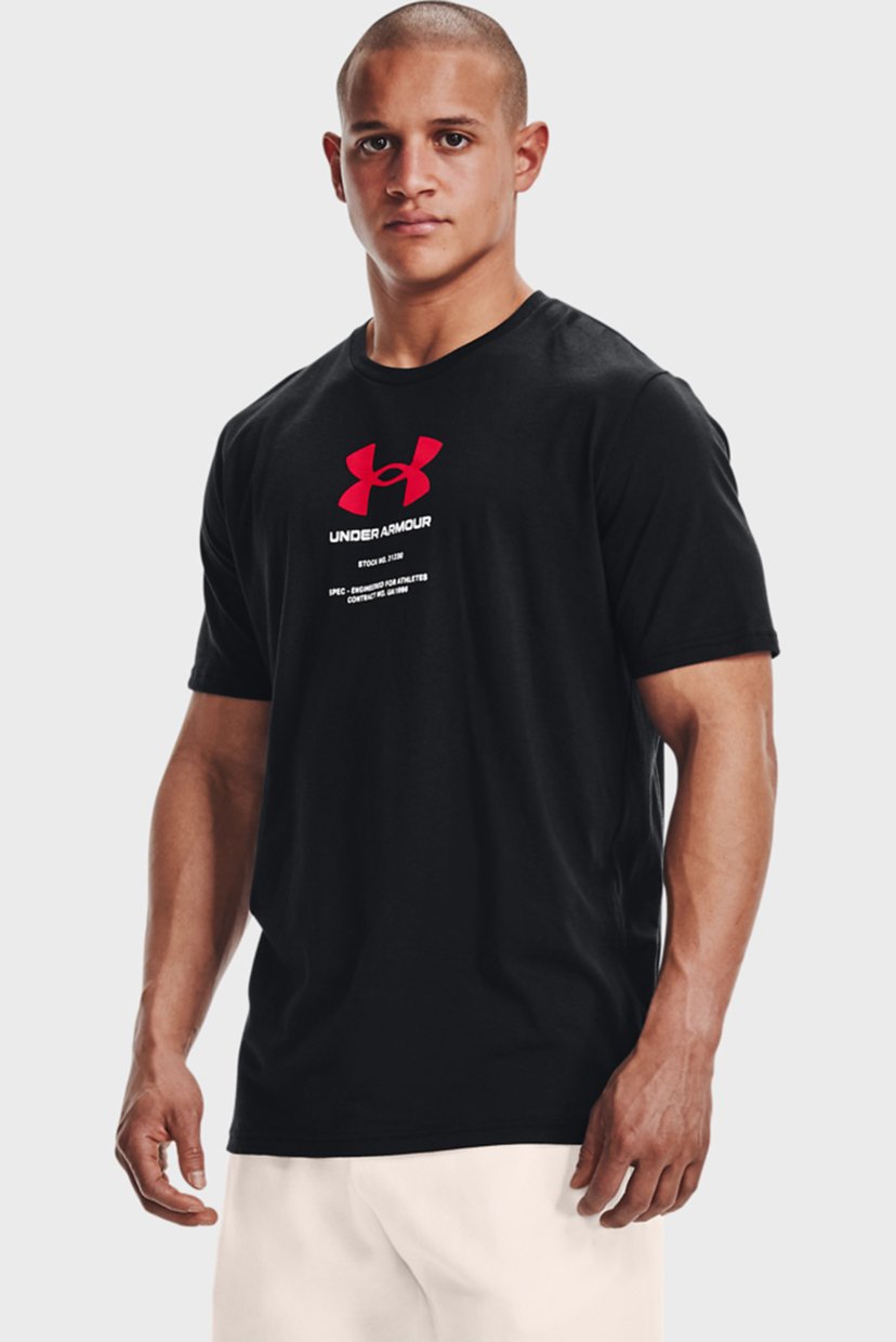 

Мужская черная футболка UA ENGINEERED SYMBOL Under Armour  1366443-001, Мужская черная футболка UA ENGINEERED SYMBOL Under Armour XL 1366443-001