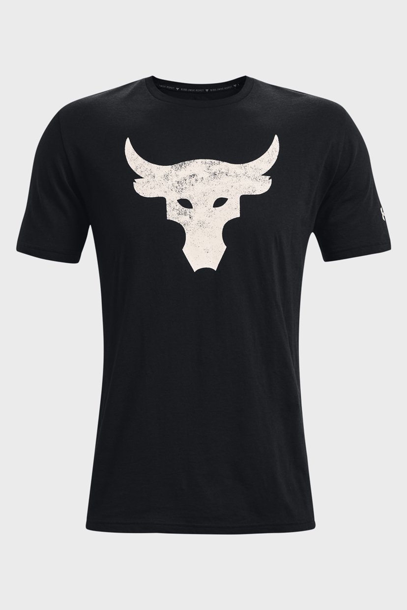

Мужская черная футболка UA Pjt Rock Brahma Bull Under Armour XXL 1361733-002