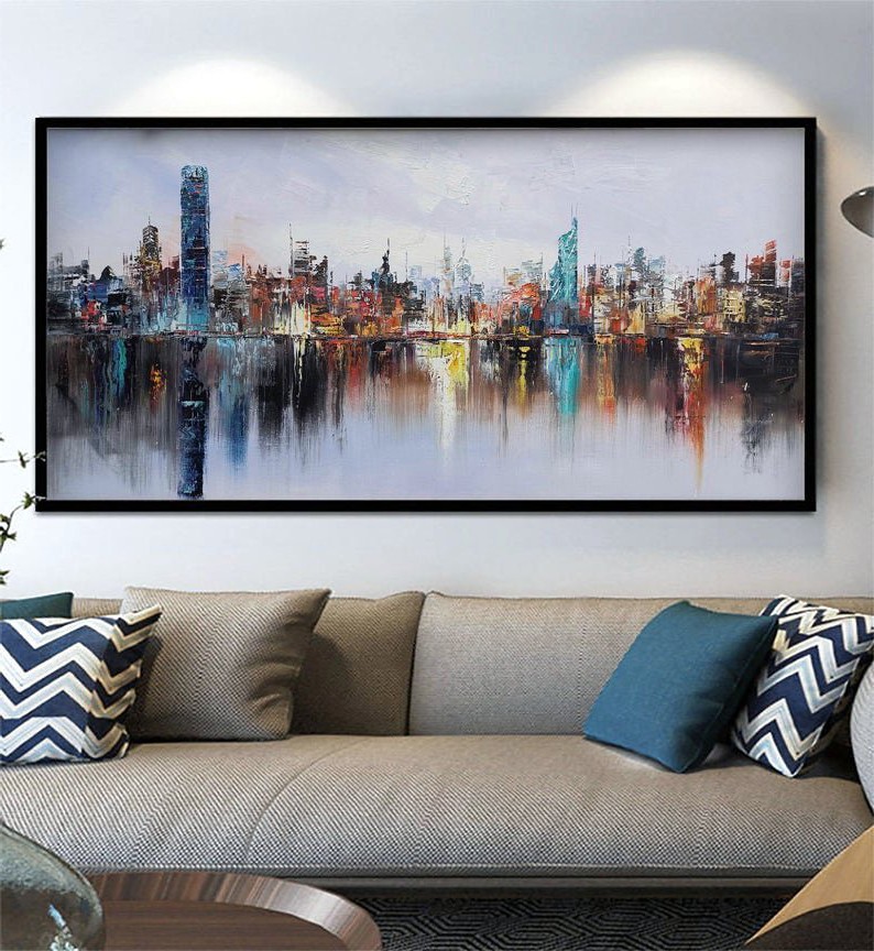 

Картина городской пейзаж ArtSale sity0004 размер 50 х 100 см