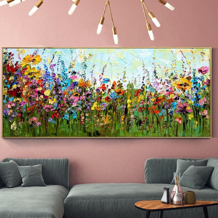 

Картина маслом пейзаж ArtSale ntrl0068 размер 50 х 100 см