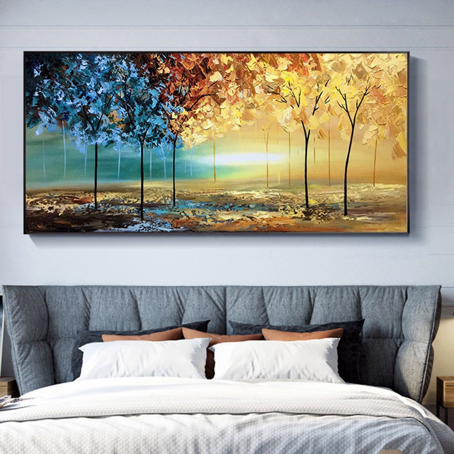 

Картина маслом пейзаж ArtSale ntrl0099 размер 50 х 100 см