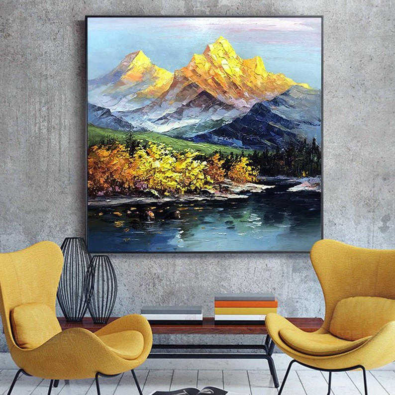 

Картина маслом пейзаж ArtSale ntrl0032 размер 70 х 70 см