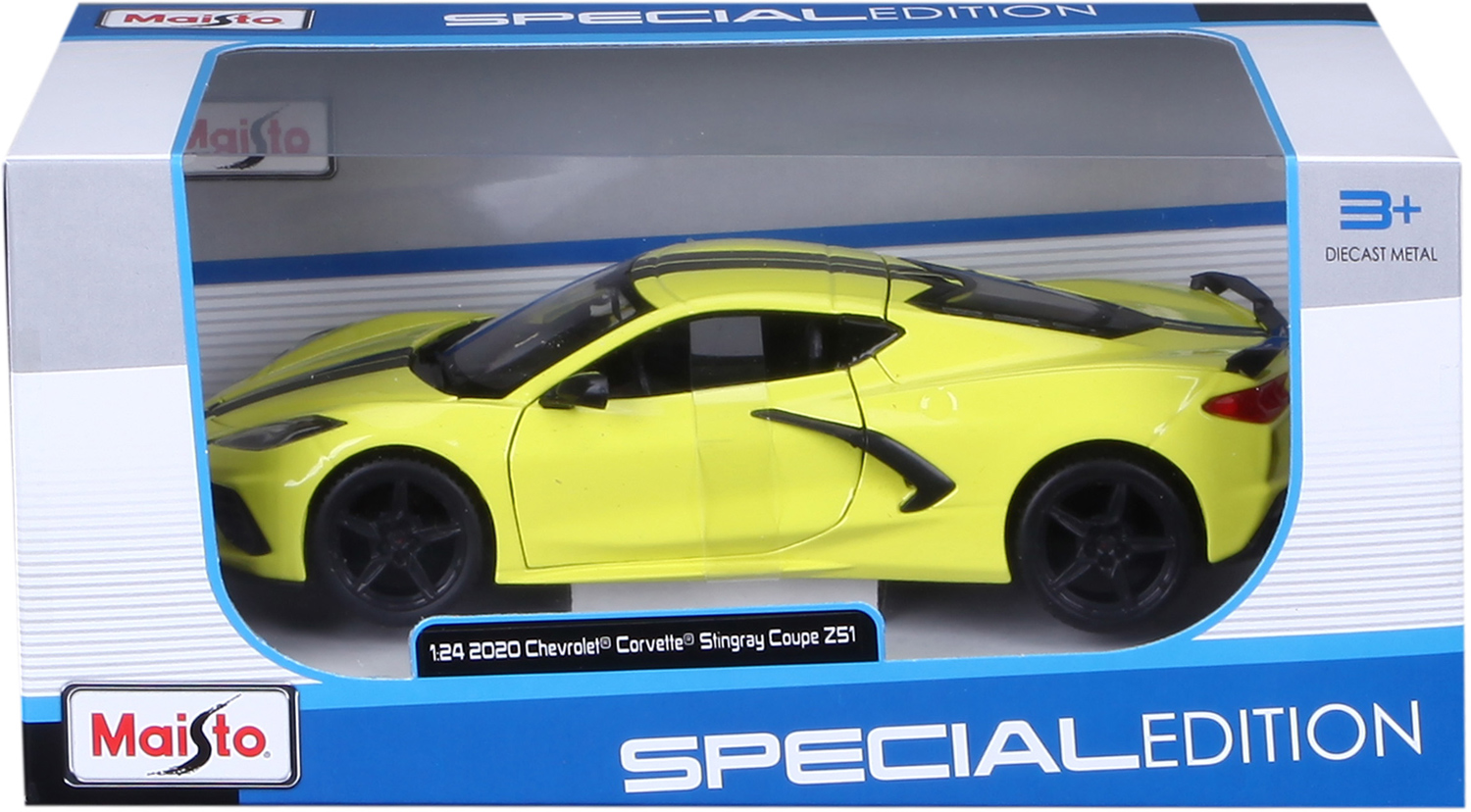 

Автомодель Maisto (1:24) 2020 Chevrolet Corvette C8 жёлтый (31527 yellow)