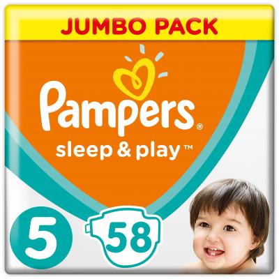 

Подгузники Pampers Sleep and Play размер 5 (11-16 кг) 58 шт