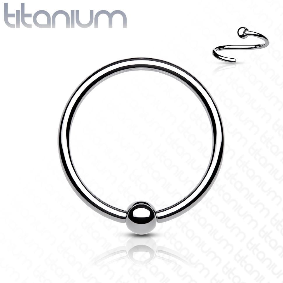

Серьга кольцо из титана PiercedFish T23RF1 для септума, трагуса и хеликса, брови, губ, пирсинга смайл (диаметр от 8 мм до 10 мм) (Металл, 0.8 мм, 8 мм)