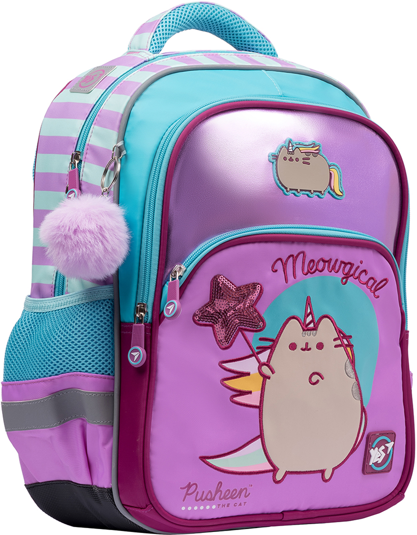 

Рюкзак YES S-40 Pusheen сиреневый/бирюзовый для девочек 20 л (556835)