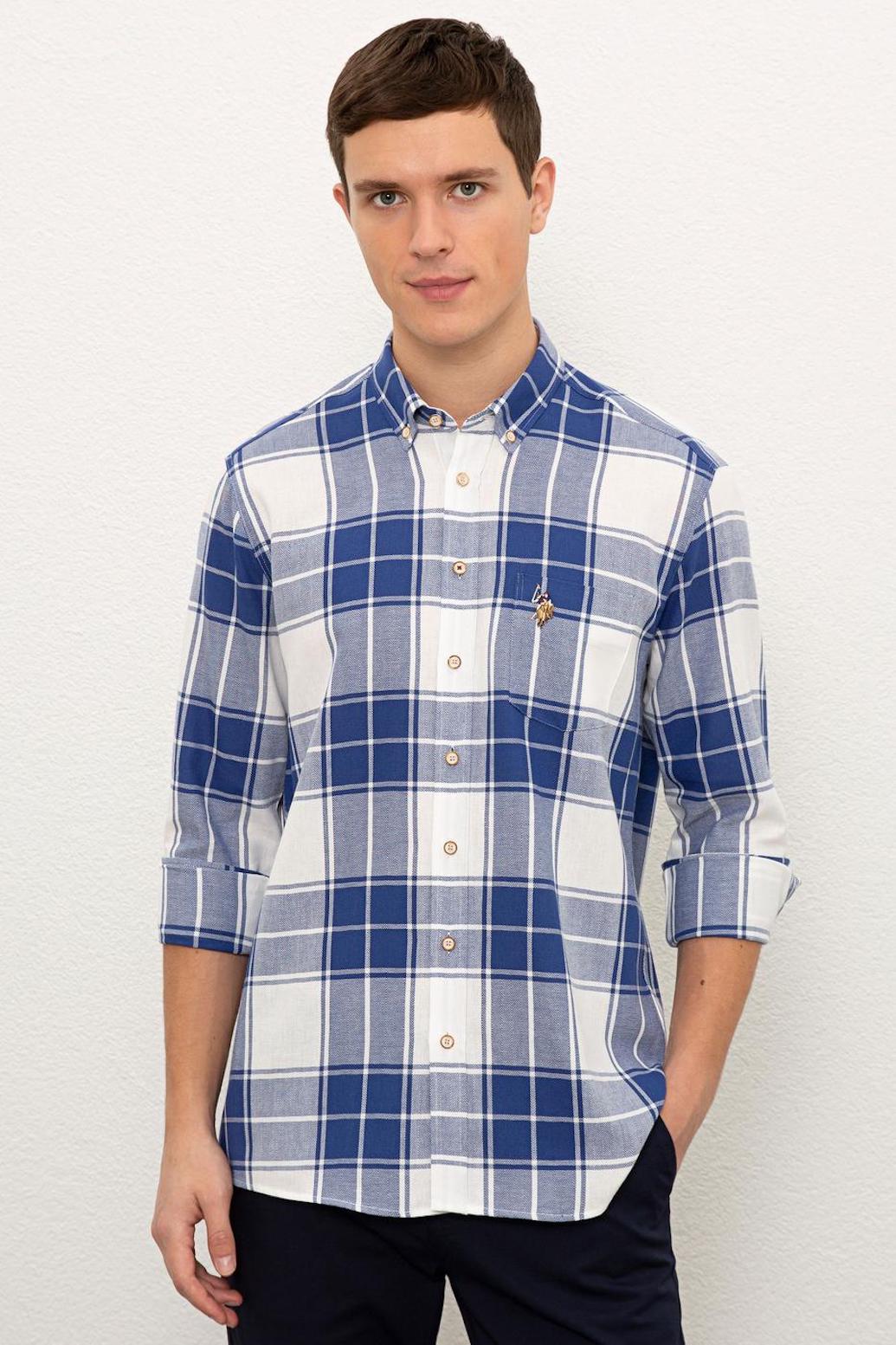 

Рубашка мужская U.S. Polo Assn. Белый xxxl (1085098 VR019)