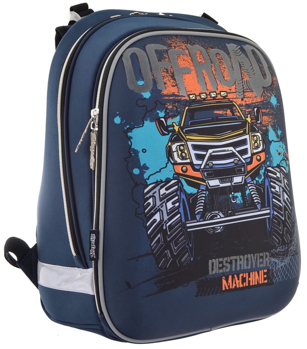 

Рюкзак шкільний каркасний 1 Вересня H-12 Off-road 1 вересня 6-9 років КВ0811