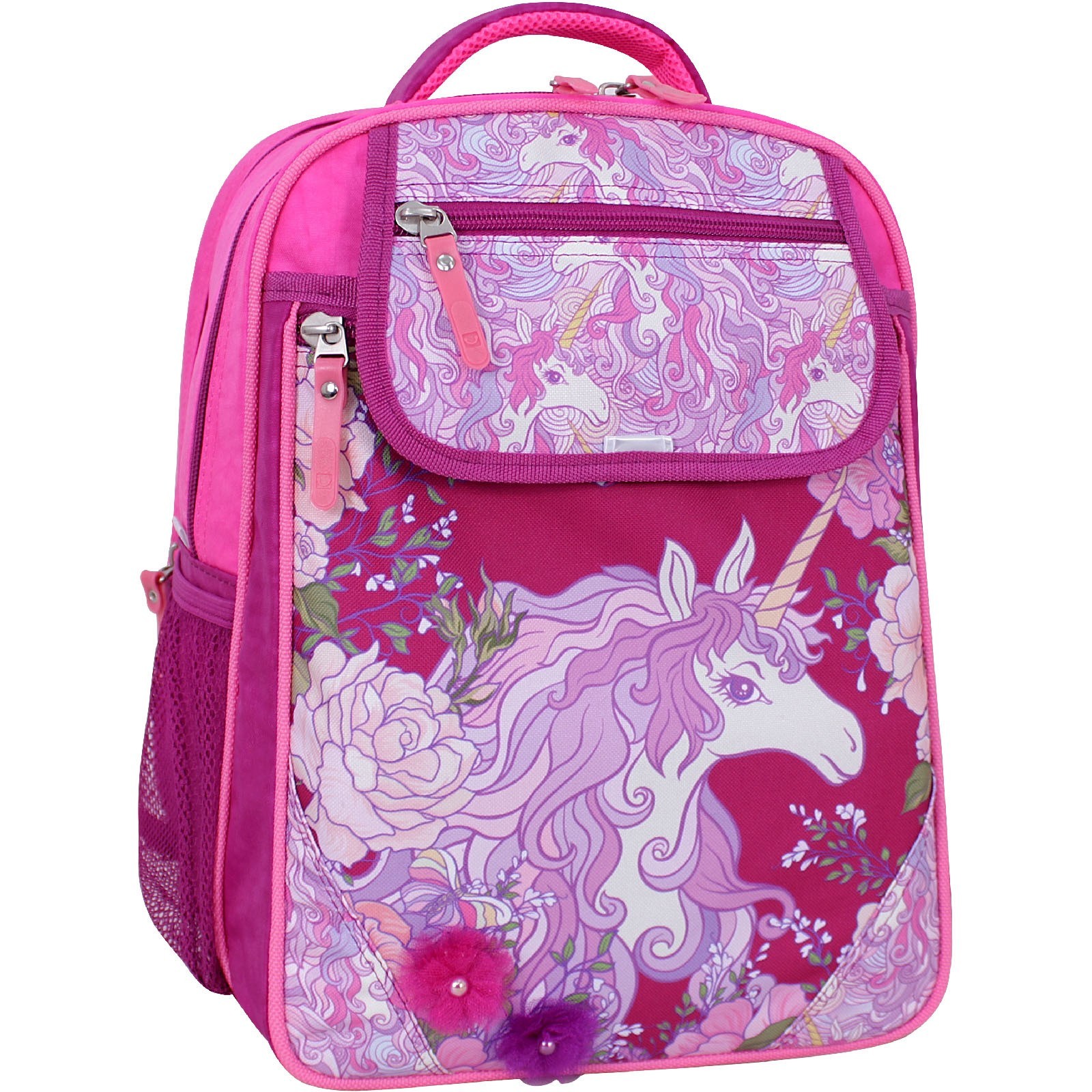 

Школьный рюкзак с ортопедической мягкой спинкой портфель для девочки 20 л. 35 x 27 x 21 см BL 888 (0058070)