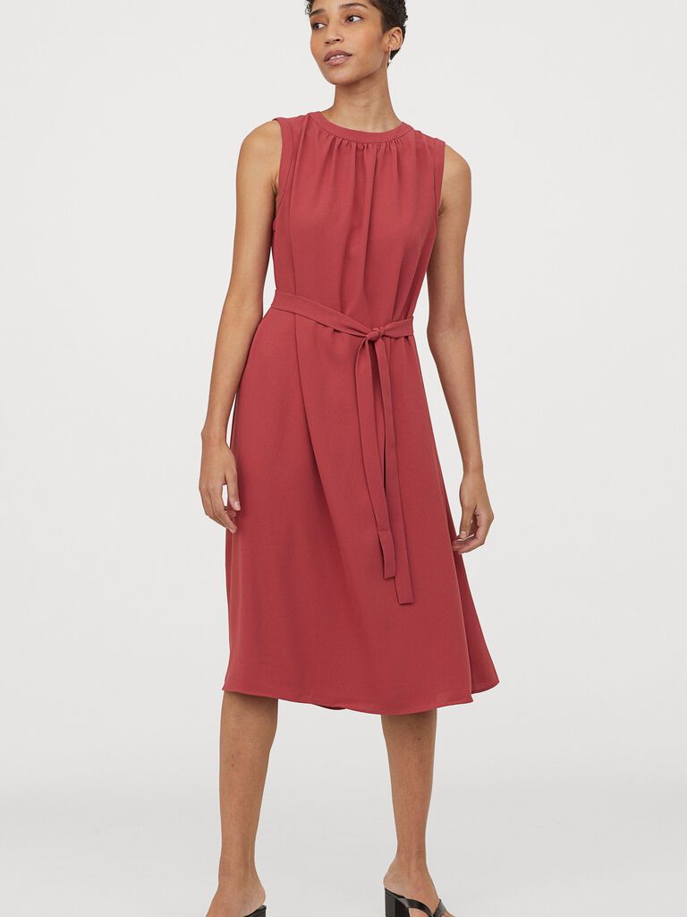 

Платье H&M 060890450 XXL Бордовое