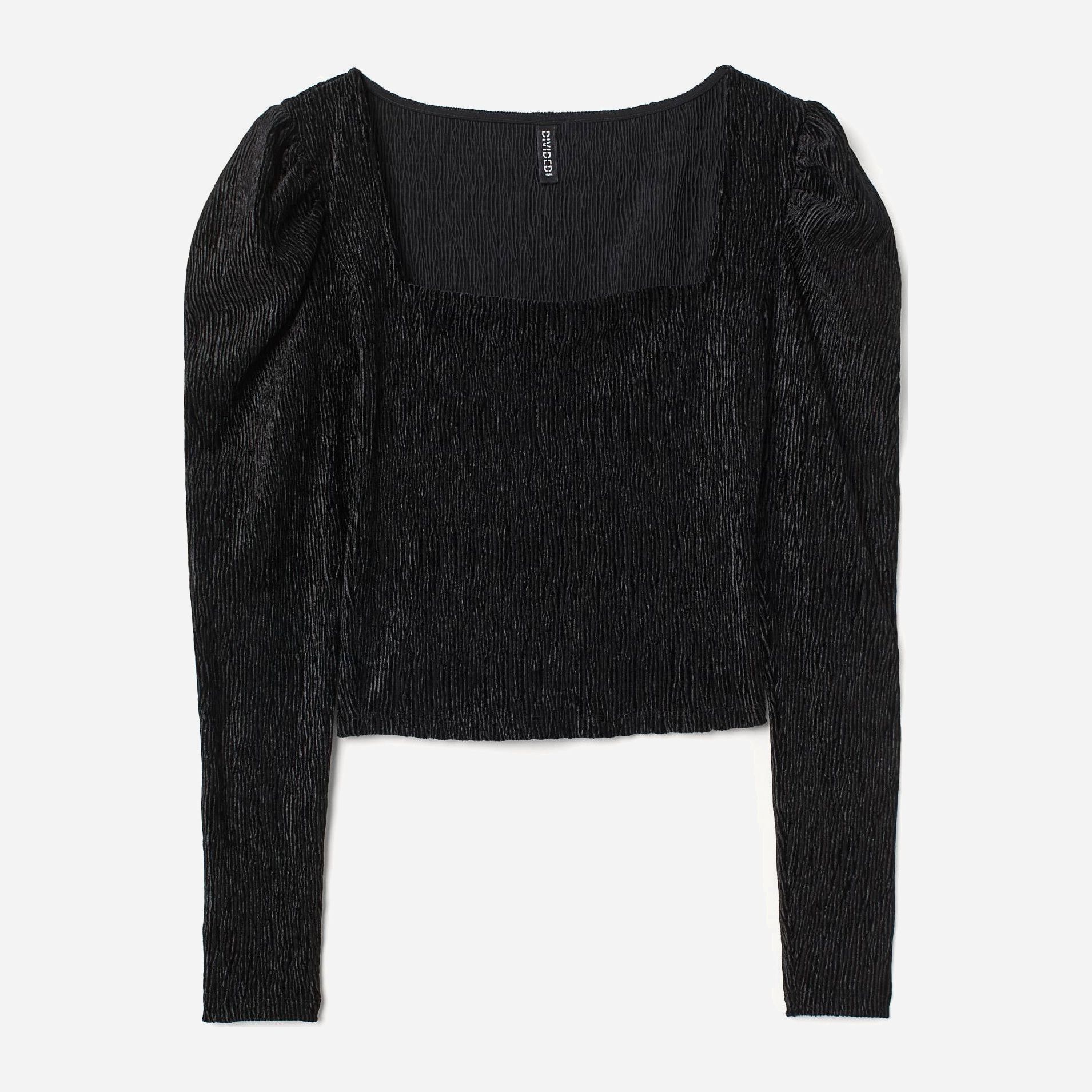 

Топ H&M 060907953_black S Черный