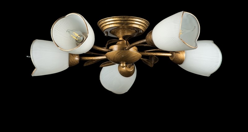 

Люстра с плафонами Ray L88497/5 (GB) (AN001489)