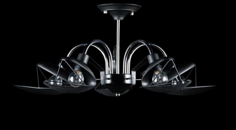 

Люстра с плафонами Ray LGH28041/5 (BK+CR) (AN001510)