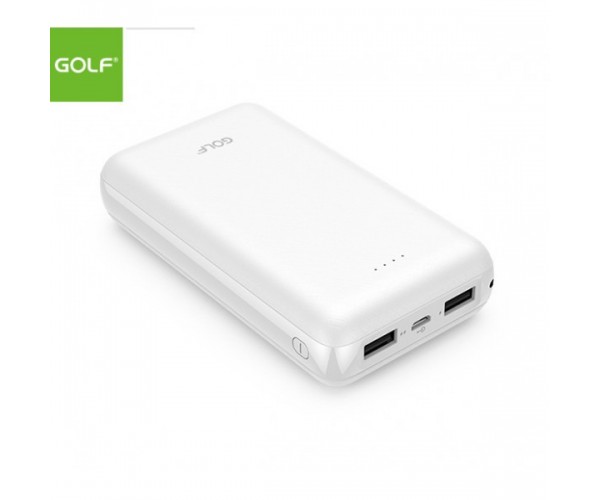 

Внешний аккумулятор Power Bank Golf G63 20000mAh White