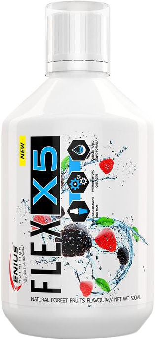 

Хондропротектор Genius Nutrition Flex-X5 500 мл Лесные фрукты (7359692086247)