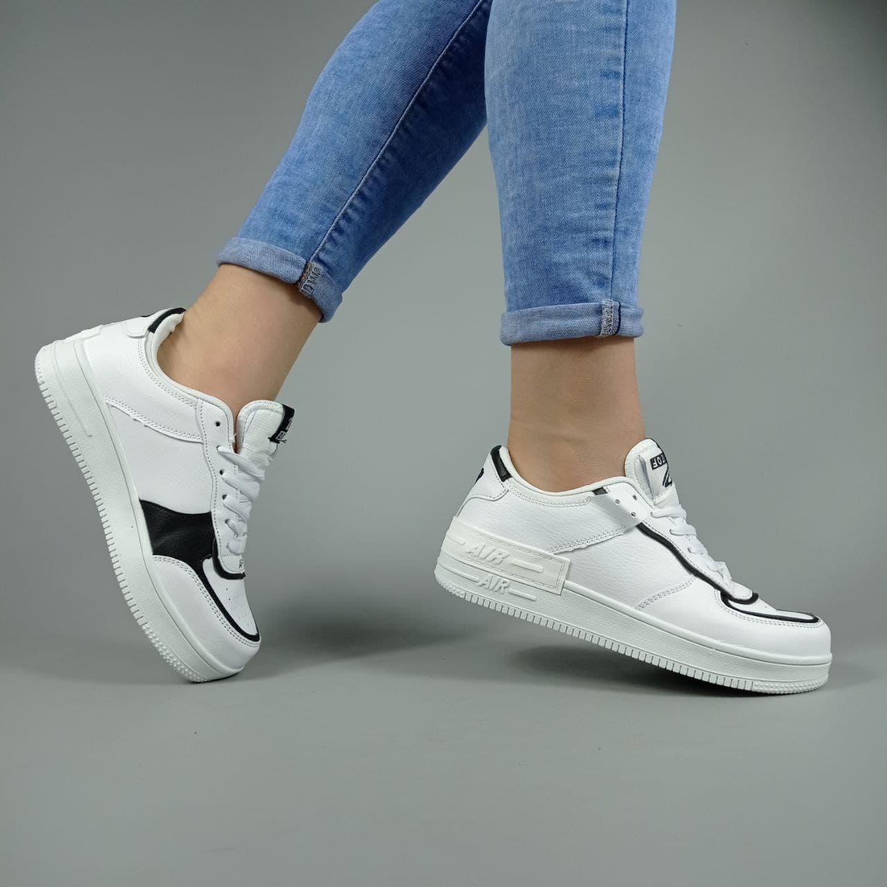 

Кеды Fed B9165-10 WHITE BLACK 36 Белый (B9165-10WTBK)